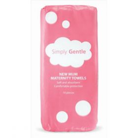 Simply Gentle Non Sterile Maternity Pads 30x10cm [Pack of 10] 