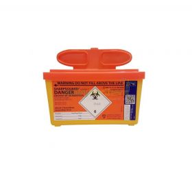 Sharpsguard Orange 1 litre - wide opening with web section