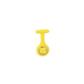 Silicone Analogue Fob Watch - Yellow