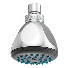 Single Spray Deluxe Shower Head [Pack of 1]