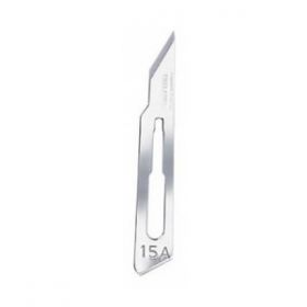 Swann Morton SM0220 Surgical Scalpel Blade No.15A - Carbon Steel - Sterile - Pack of 100