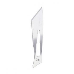 Swann Morton SM0312 Surgical Scalpel Blade No.25 - Stainless Steel - Sterile - Pack of 100