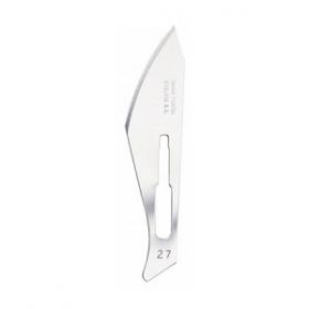 Swann Morton SM0314 Surgical Scalpel Blade No.27 - Stainless Steel - Sterile - Pack of 100