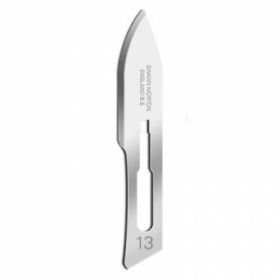 Swann Morton Standard Surgical Blades No.13 - Sterile - Stainless Steel (Pack of 100) (0339)