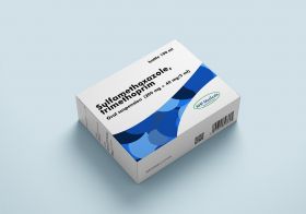 Sulfamethoxazole, Trimethoprim Oral Suspension (200 mg + 40 mg/5 ml) [Pack of 100]