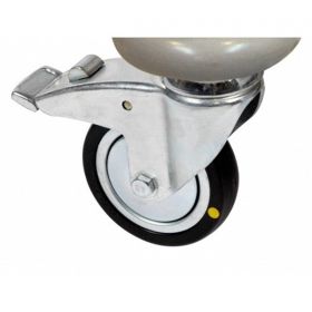 Sunflower Anti-static Braked Castors (front 2) for Sunflower Surgical Trolley SUN-LC1A [Pack of 1]