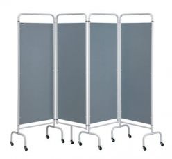 Sunflower Four Panel Screen - Silver [Pack of 1]