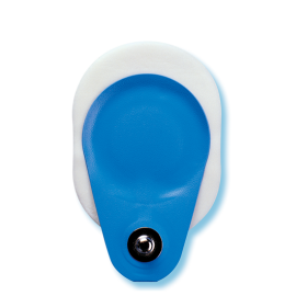 Ambu Blue Sensor T Electrodes, Wet Gel, Oblong shape Foam Backing 48x35mm, 4mm Connector [Pack of 25]