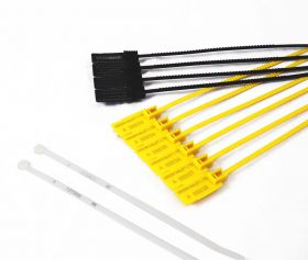 Bag Ties Plain Cable Ties - Yellow [Pack of 1]