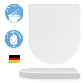 Taurus 'D' Shaped Commercial Toilet Seat [Pack of 1]