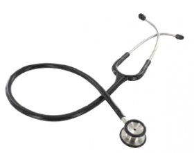 Diamond Paediatric Stethoscope (Black) Foamed Lined Box