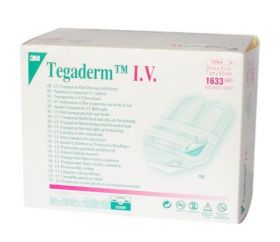 Tegaderm IV 1633 Transparent Dressing With Securing Tape 7cm x 8.5cm [Pack of 5]