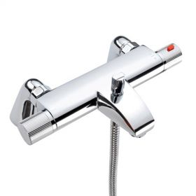 Sagittarius Thermostatic Safety Bath Shower Mixer Tap - Low Pressure [Pack of 1]