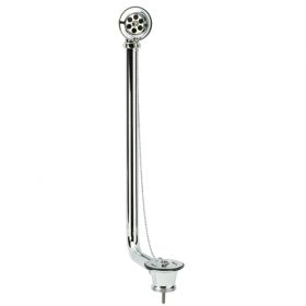 Traditional Exposed Bath Waste Chrome Plated [Pack of 1]