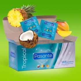 Pasante Clinic Packs Tropical Condom [Pack of 144]