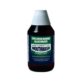 CHLORHEXIDINE MOUTH WASH PEPPERMINT 300ML [PACK OF 1]