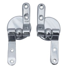 Mark Vitow Universal Toilet Seat Hinges - Chrome [Pack of 1]