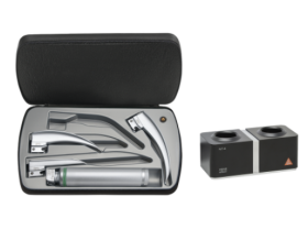 HEINE Classic+ F.O. Laryngoscope Sets With Standard F.O. 4 NT Rechargeable Handle + Li-ion Battery + NT4 Table Charger [Pack of 1]