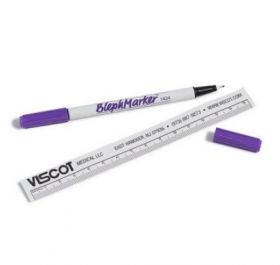 Viscot Twin Ultrafine/Regular Tip Skin Marker With Ruler, Sterile [Pack of 10]
