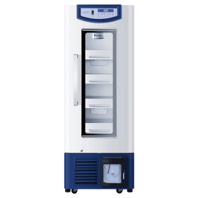 Blood Bank Refrigerator, Upright, Glass Door, Led Display, Stainless Steel Drawers, 2-6 Degrees Celsius, 158l Capacity
