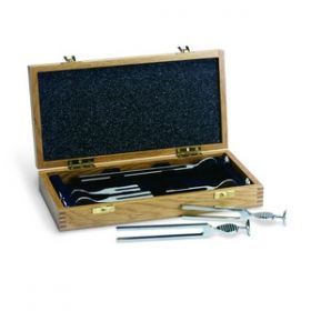 Tuning Fork Set of 6 (With Base) in Wooden Case