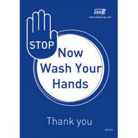 Cutan Wash Your Hands A6 Stickers