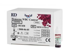 HemoCue WBC TOTAL control solution level 1,2,3 (Not for DIFF) [Pack of 3]