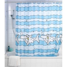 Wenko 'Sharky' Shower Curtain [Pack of 1]