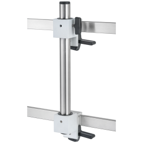 Provita Pump Holder Tube 450 mm, With 2 Medical Rail Clamps, Tube Dia. 25 mm, Stainless Steel / Aluminium