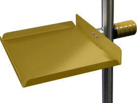 Provita Shelf 300 x 250 mm, With Quick-Hand-Fastener, Stainless Steel / Aluminium, Yellow