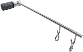 Provita Coat Holder With 2 Hooks (1 Kg / Hook), With Quick-Hand-Fastener, Stainless Steel