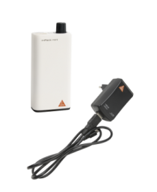 HEINE mPack mini with Li-ion Rechargeable Battery and E4-USB Plug-in Transformer [Pack of 1]